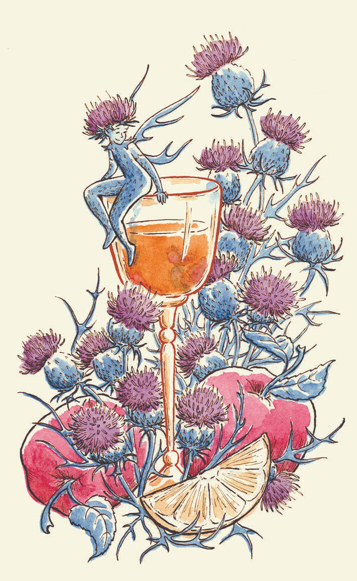 Thistle Fairy Cocktail