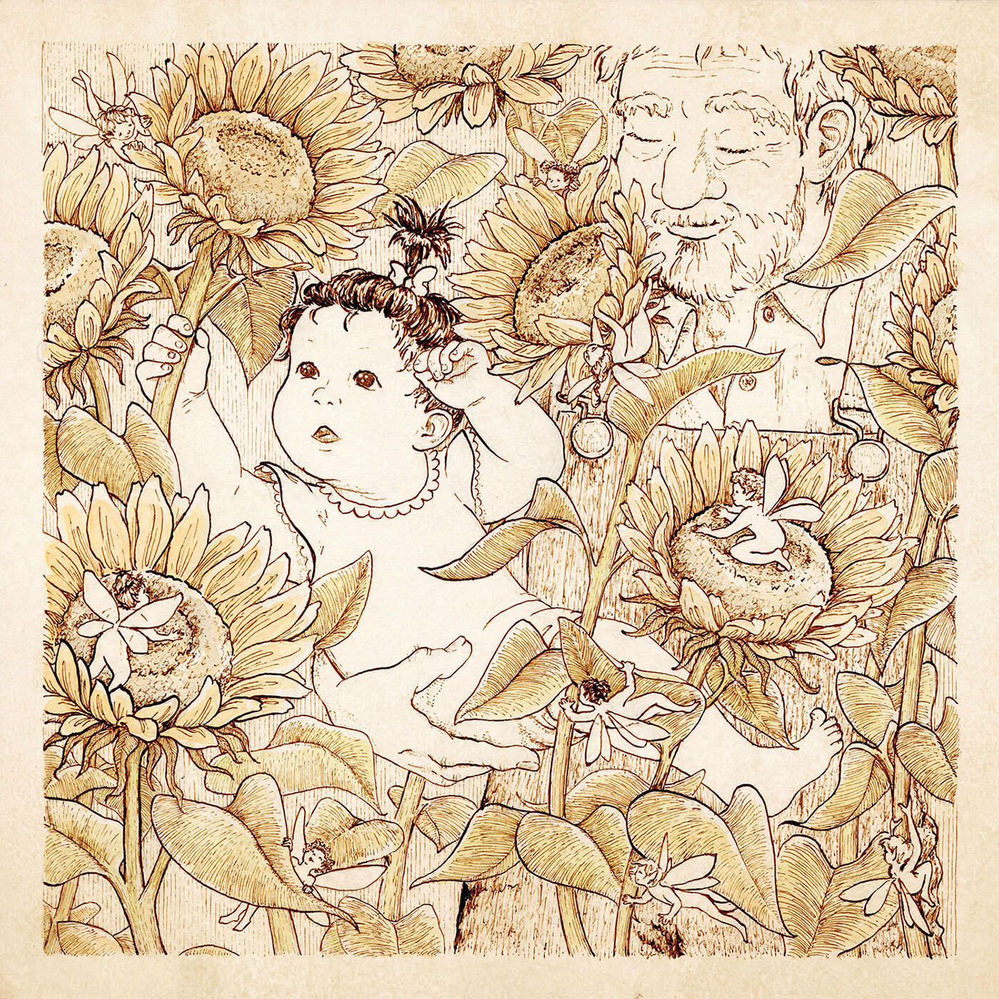 Hidden Wonders, Watercolor and Ink, 2024.