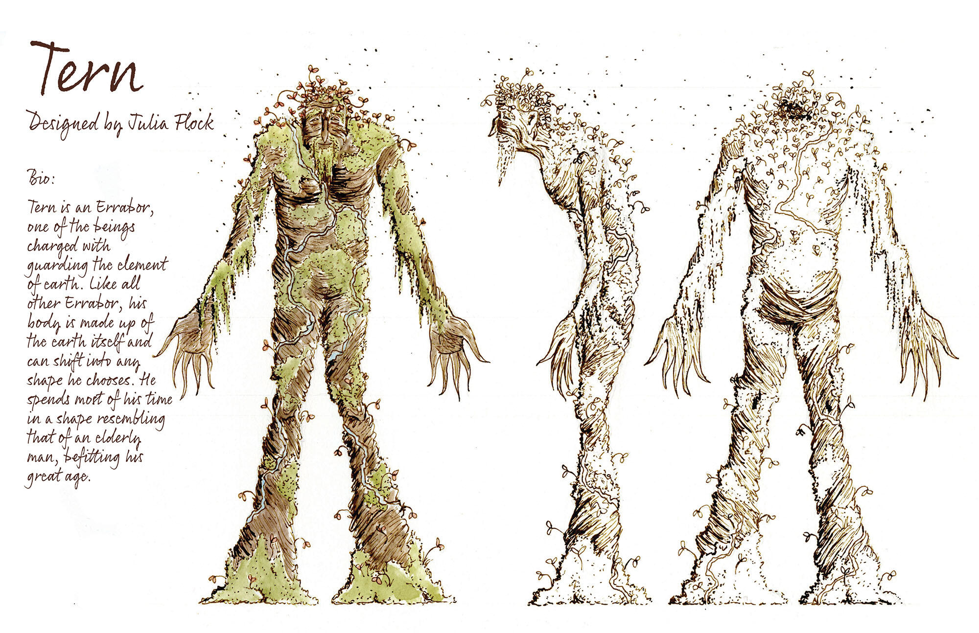 Fantasy world building character design (Concordial)